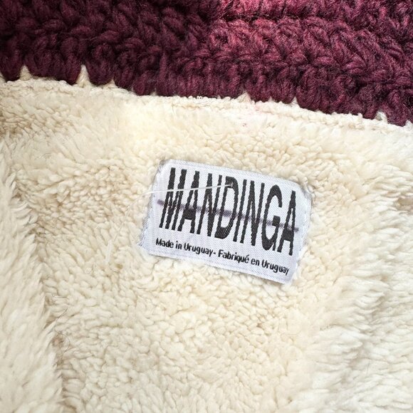 Mandinga Suzia Crochet Sweater Jacket Wool Multicolor Knit Zip Up Size Small - Picture 6 of 14